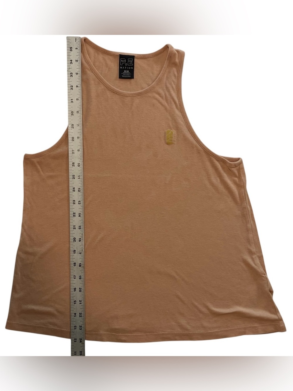 P.E Nation Neutral Tan Sleeveless Active Tank Top Size M - Picture 8 of 11